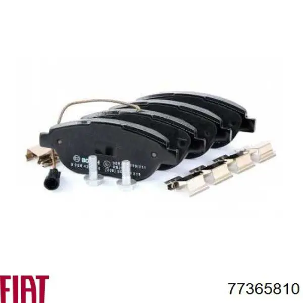 Купить 77365810 Fiat/Alfa/Lancia Колодки тормозные