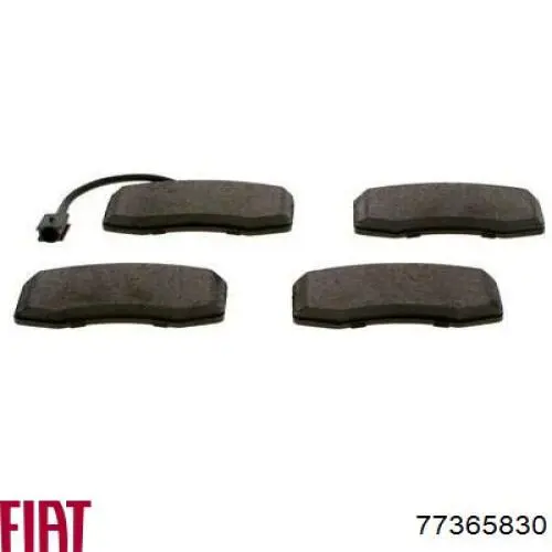 Тормозные колодки Fiat/Alfa/Lancia 77365830