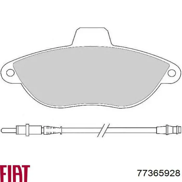 Колодки Fiat/Alfa/Lancia 77365928 цена, от 21.28 USD