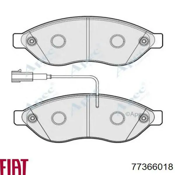 Купить 77366018 Fiat/Alfa/Lancia Колодки тормозные