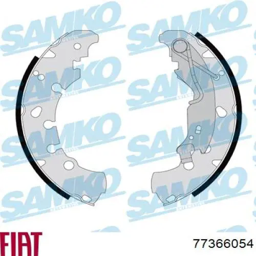 Купить 77366054 Fiat/Alfa/Lancia Задние барабанные тормозные колодки