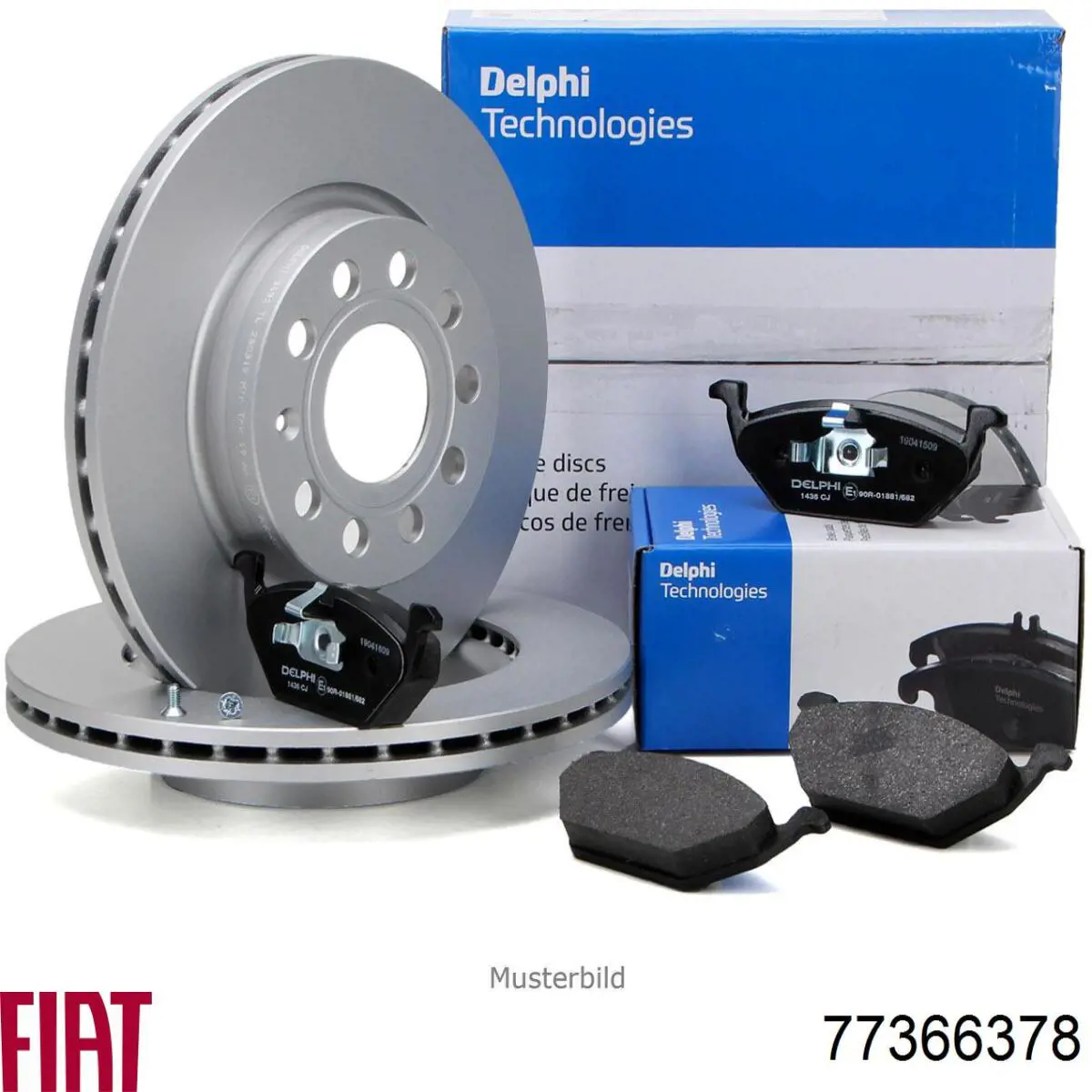 Колодки Fiat/Alfa/Lancia 77366378 цена, от 27.14 USD