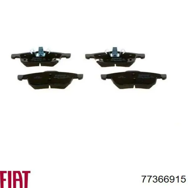 Купить 77366915 Fiat/Alfa/Lancia Колодки тормозные