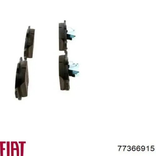 Передние тормозные колодки 77366915 Fiat/Alfa/Lancia