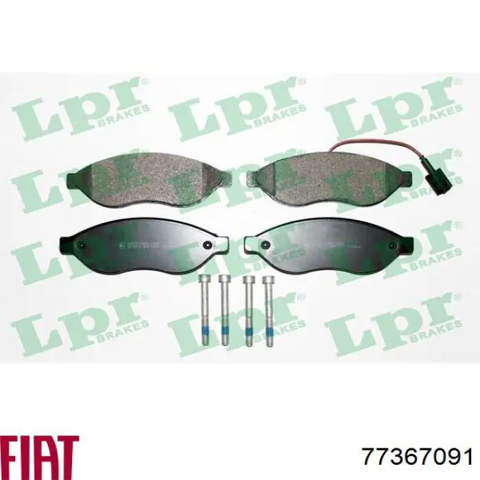 Колодки Fiat/Alfa/Lancia 77367091 цена, от 29.72 USD