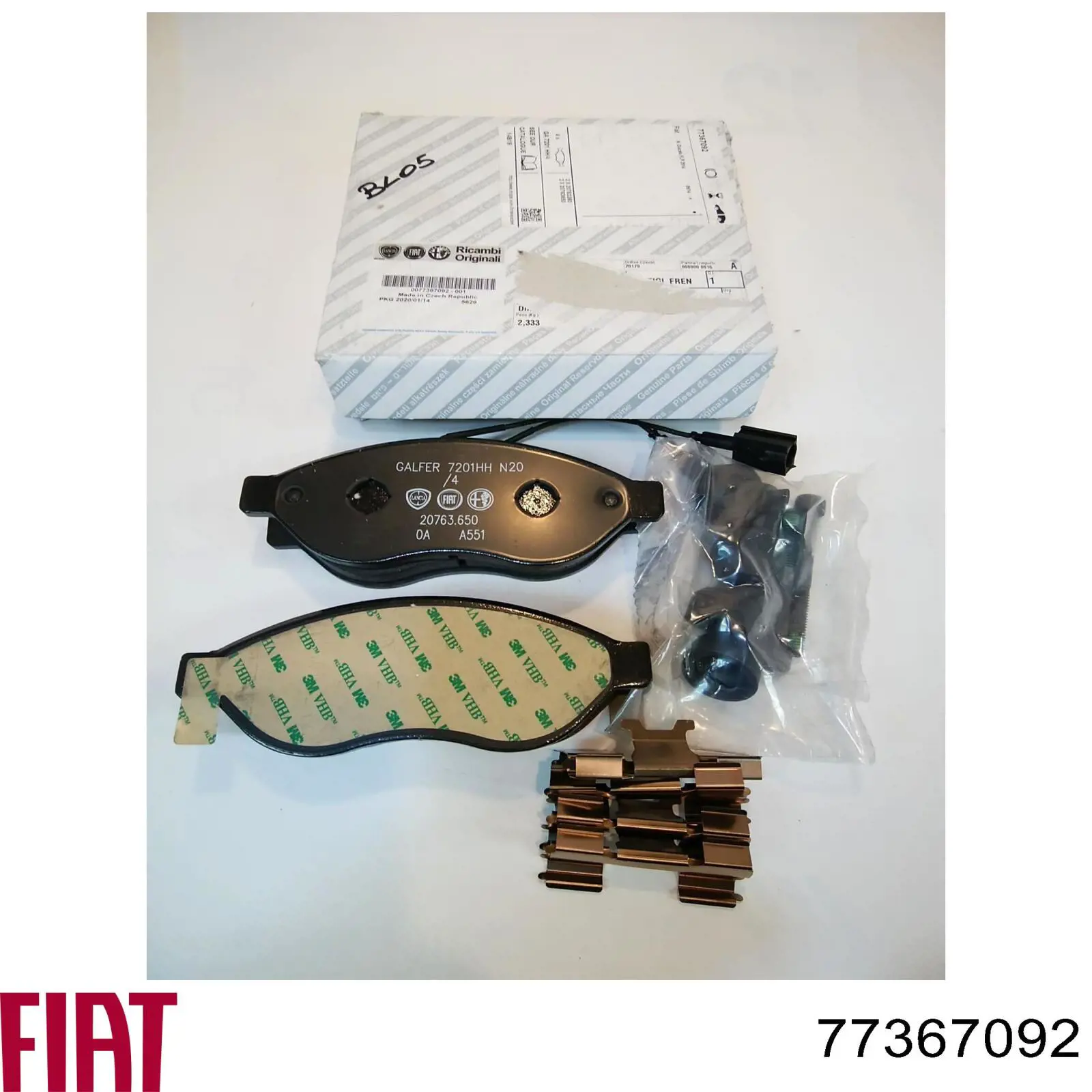 Колодки Fiat/Alfa/Lancia 77367092 цена, от 25.31 USD