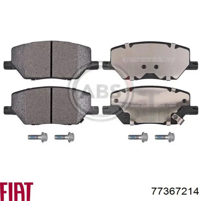 Купить 77367214 Fiat/Alfa/Lancia Колодки тормозные