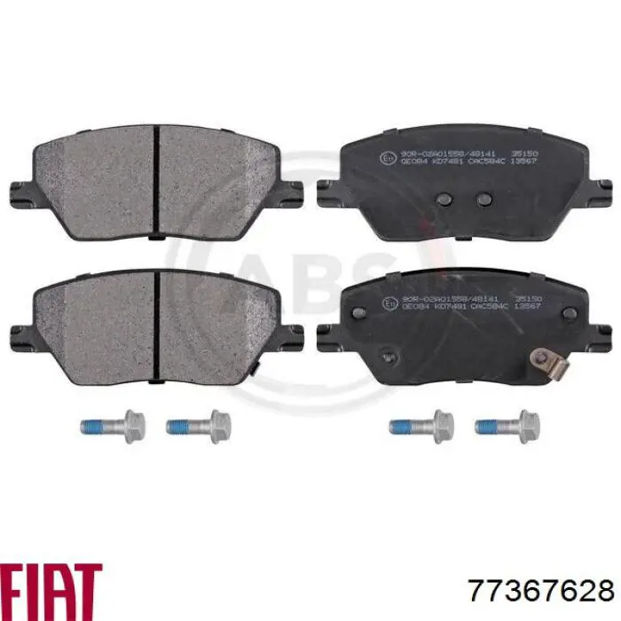 77367628 Fiat/Alfa/Lancia Колодки передние