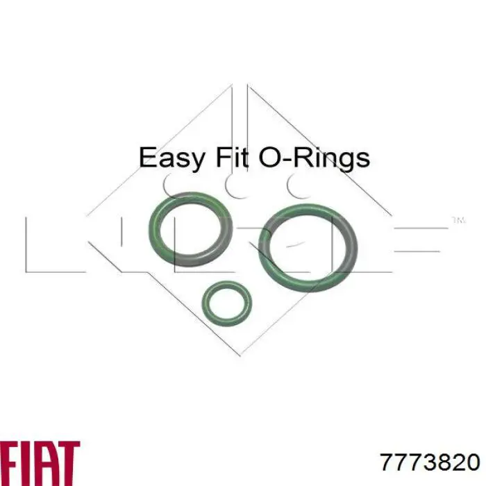 Радиатор кондиционера 7773820 Fiat/Alfa/Lancia