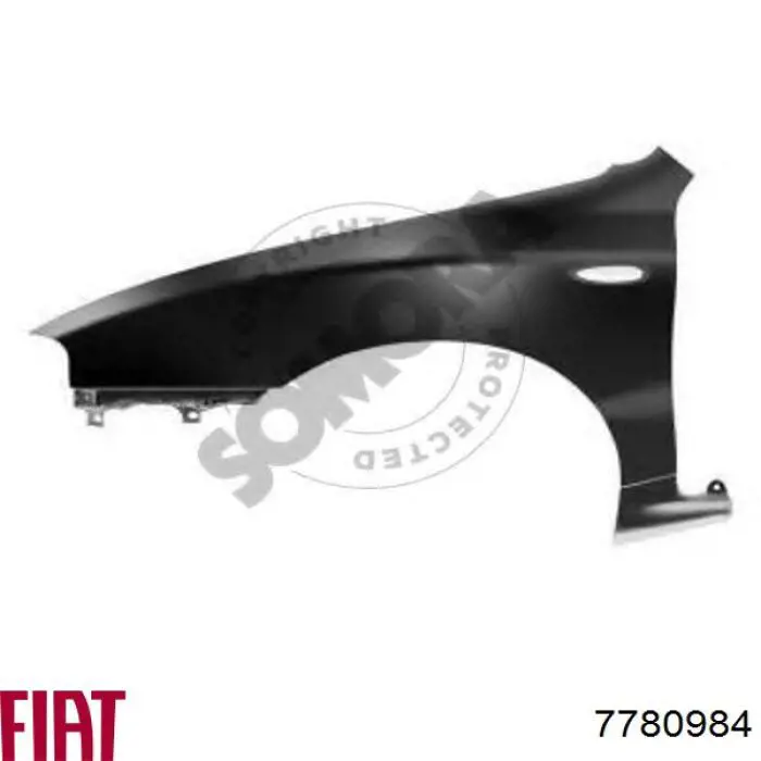 Крыло переднее левое Fiat/Alfa/Lancia 7780984 цена, от 227.88 USD