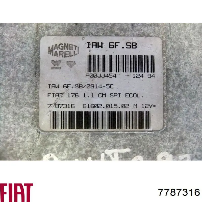 7787316 Fiat/Alfa/Lancia 