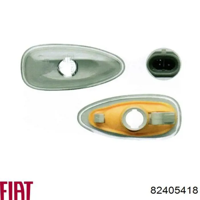 82405418 Fiat/Alfa/Lancia Передний фонарь указателя поворота