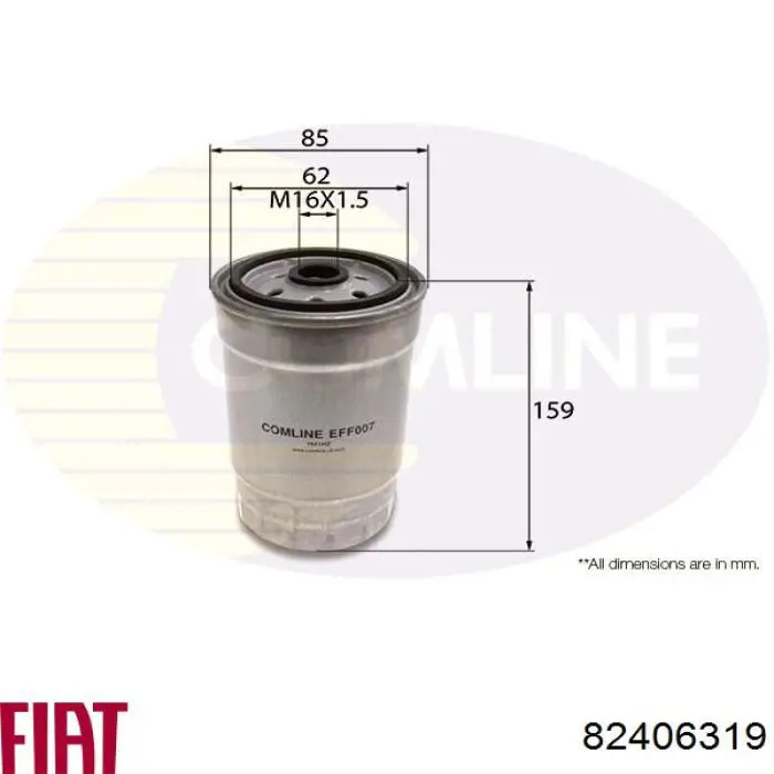 Купить 82406319 Fiat/Alfa/Lancia Фильтр-отстойник топлива грубой очистки