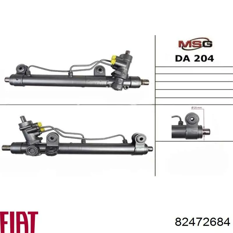 Реечный рулевой механизм Fiat/Alfa/Lancia 82450573 цена, от 144.09 USD