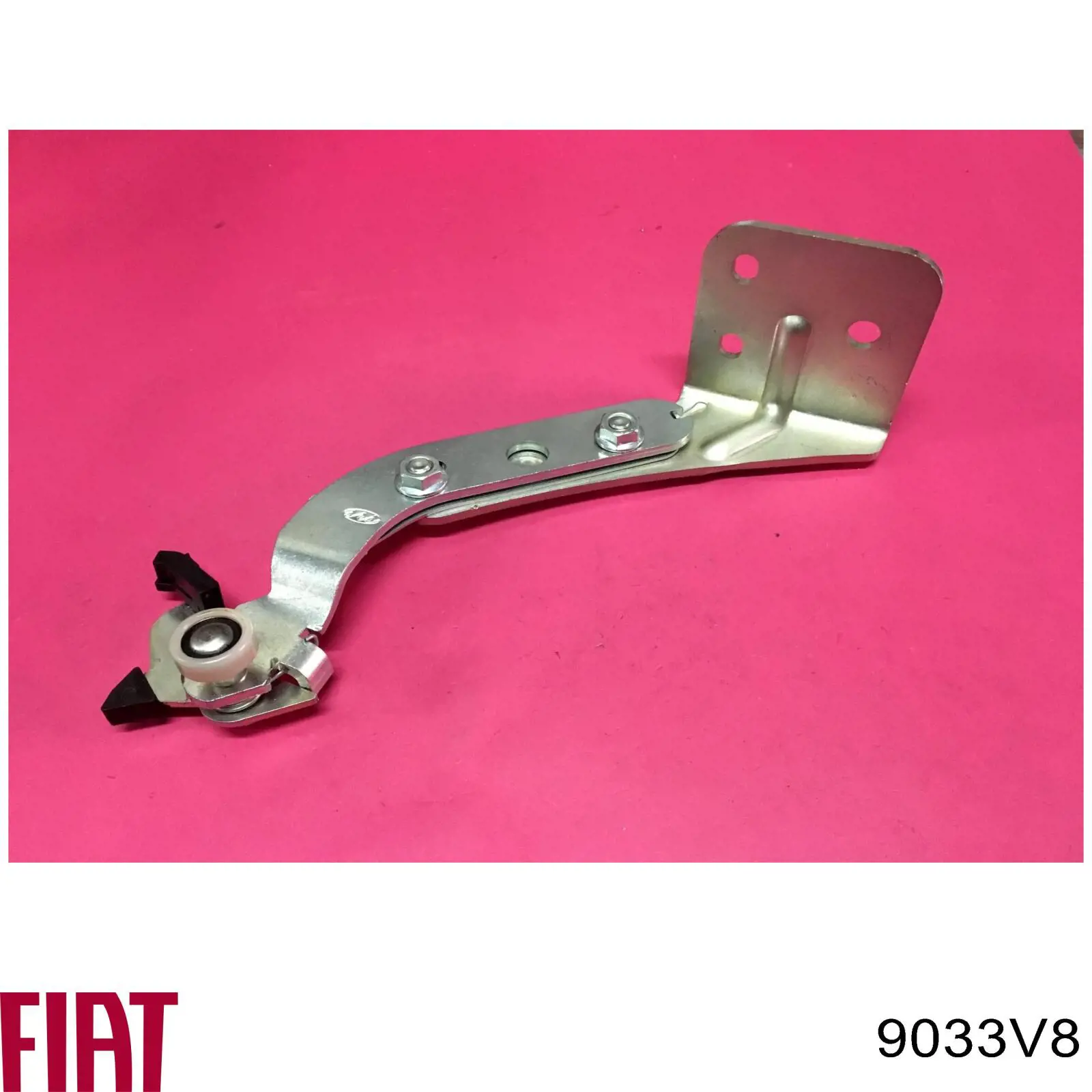 Ролик боковой двери правый нижний Fiat/Alfa/Lancia 9033V8