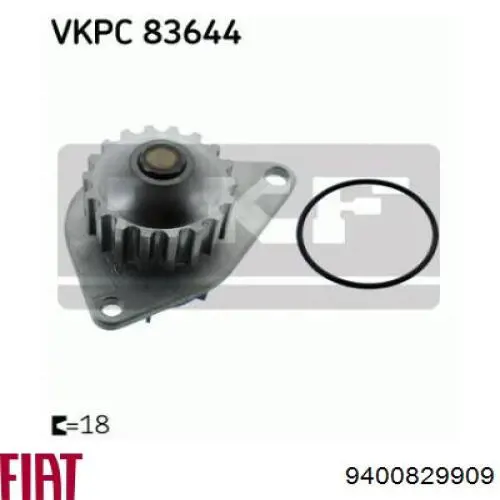 Купить 9400829909 Fiat/Alfa/Lancia Ролик натяжителя газораспределительного ремня