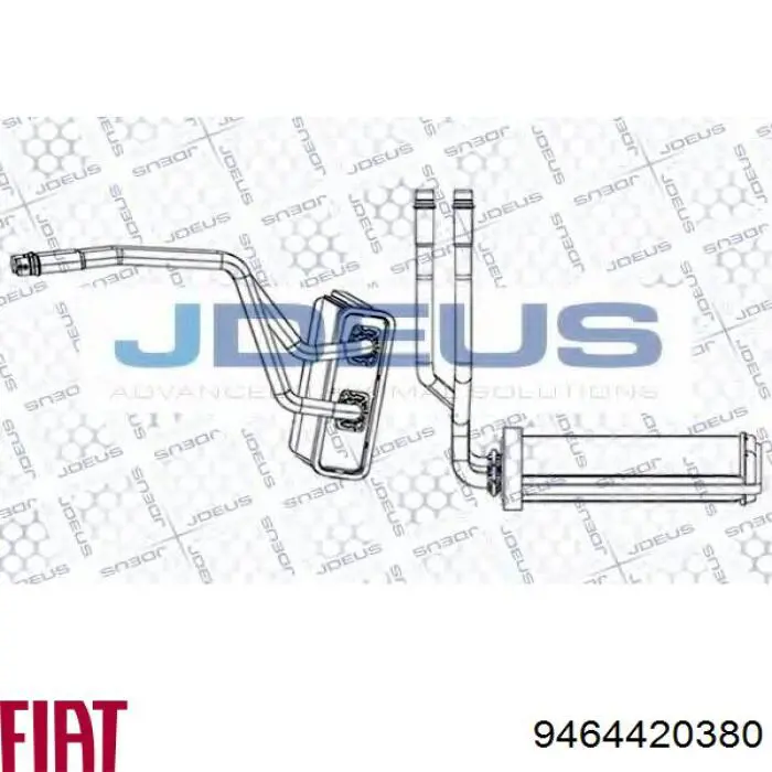 Радиатор печки (отопителя) Fiat/Alfa/Lancia 9464420380 цена, от 15.20 USD