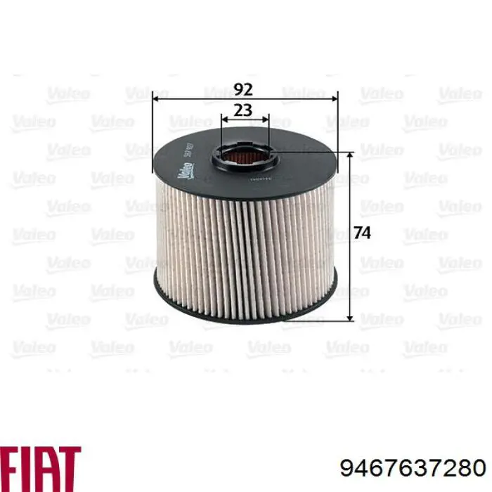 9467637280 Fiat/Alfa/Lancia Фильтр топлива
