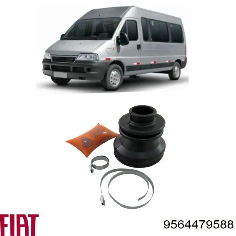 Пыльник шарнира угловых скоростей внутренний передний Fiat/Alfa/Lancia 9564479588 цена, от 5.81 USD