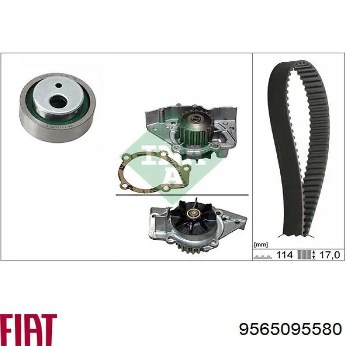 Помпа 9565095580 Fiat/Alfa/Lancia