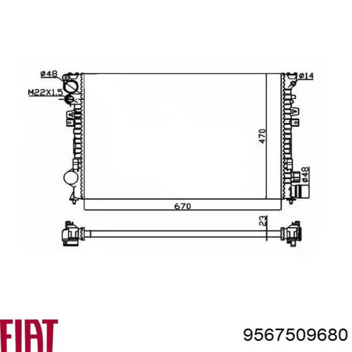 9567509680 Fiat/Alfa/Lancia 