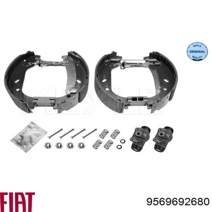 9569692680 Fiat/Alfa/Lancia Барабанные тормозные колодки