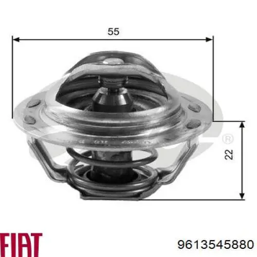 Купить 9613545880 Fiat/Alfa/Lancia Крышка маслозаливной горловины