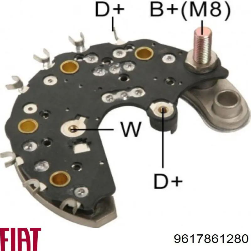 Alternador 9617861280 Fiat/Alfa/Lancia