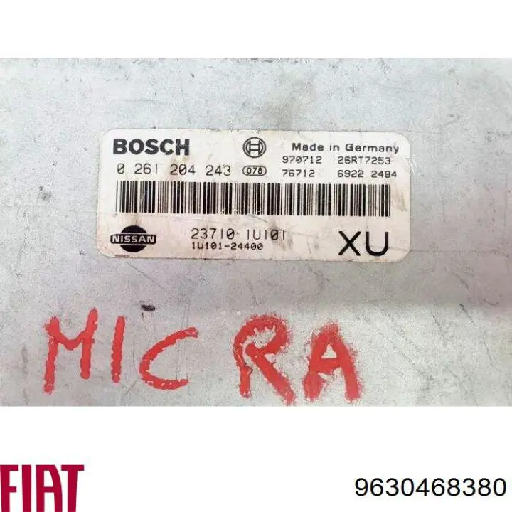 Купить 9634281380 Fiat/Alfa/Lancia 