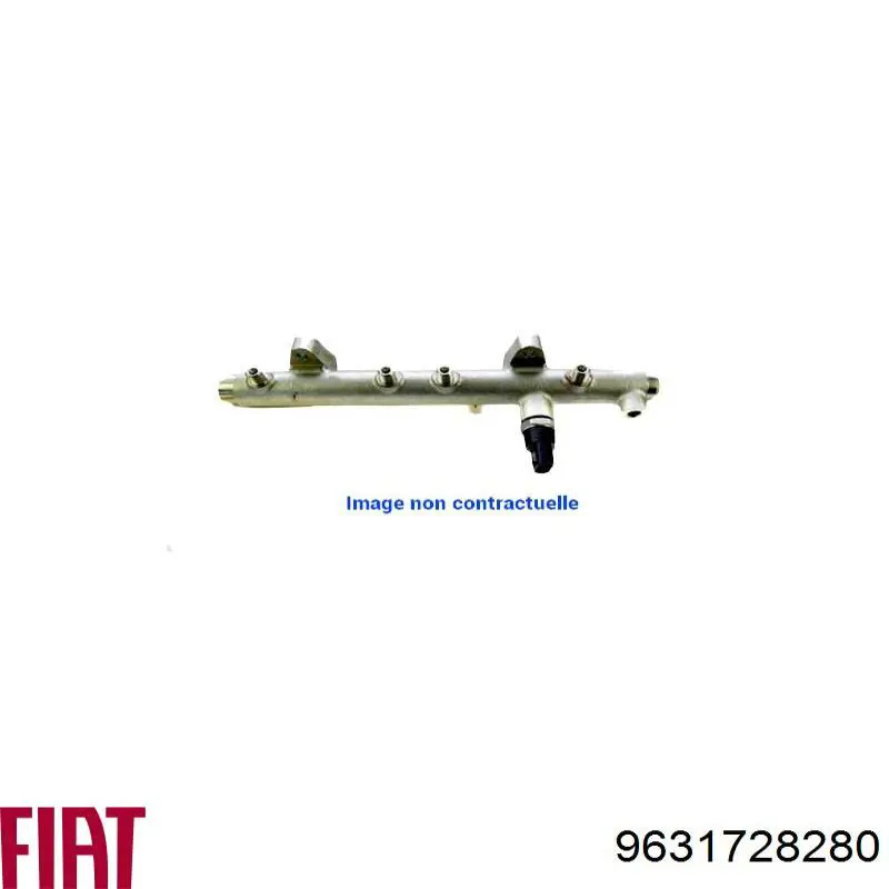 Рампа форсунок системы впрыска топлива Fiat/Alfa/Lancia 9631728280 цена, от 10.28 USD