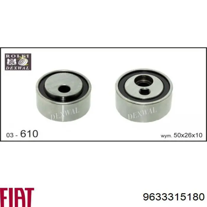 Натяжной ролик Fiat/Alfa/Lancia 9633315180 цена, от 14.44 USD
