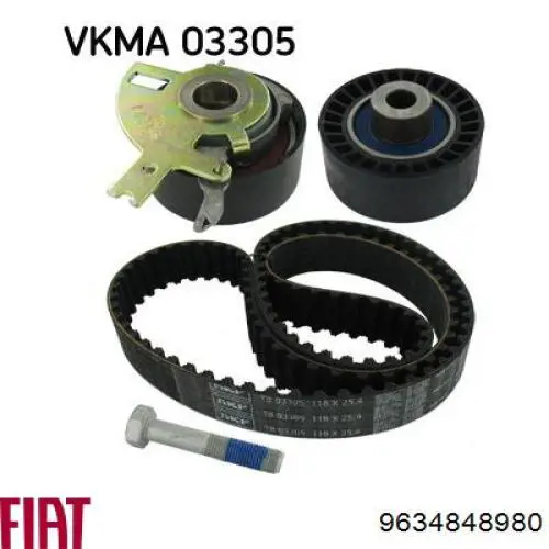 Купить 9634848980 Fiat/Alfa/Lancia Болт шкива коленвала