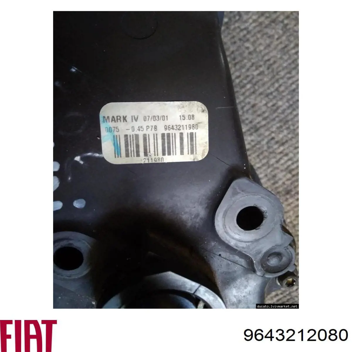 9643212080 FIAT Caja de termostato original y equivalente