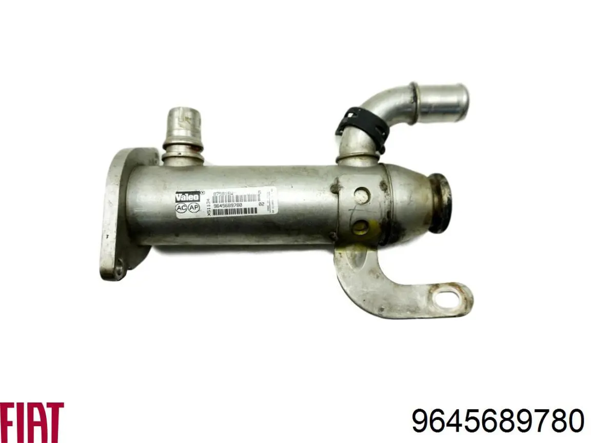 9645689780 Fiat/Alfa/Lancia радиатор системы egr рециркуляции выхлопных газов