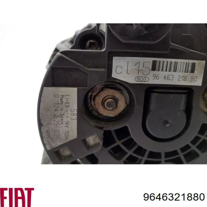 Генератор 9646321880 Fiat/Alfa/Lancia