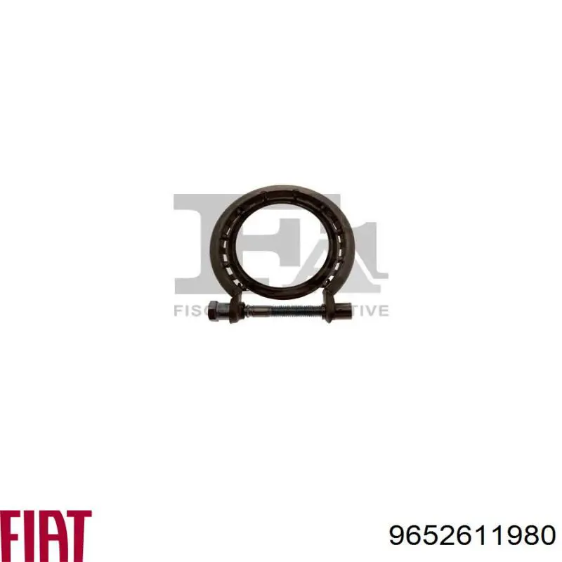 9652611980 Fiat/Alfa/Lancia braçadeira de união de tubo coletor de escape