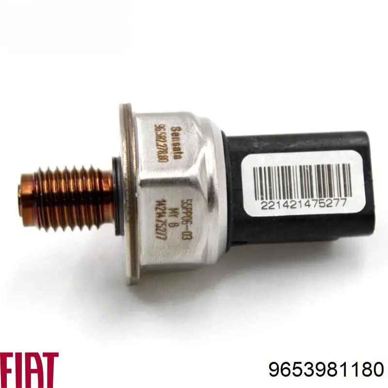 Датчик давления топлива 9653981180 Fiat/Alfa/Lancia