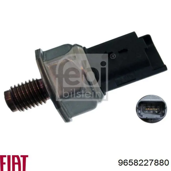 Sensor de pressão de combustível 9658227880 Fiat/Alfa/Lancia