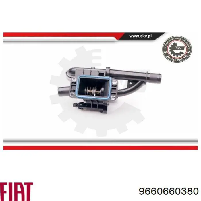 Корпус термостата 9660660380 Fiat/Alfa/Lancia