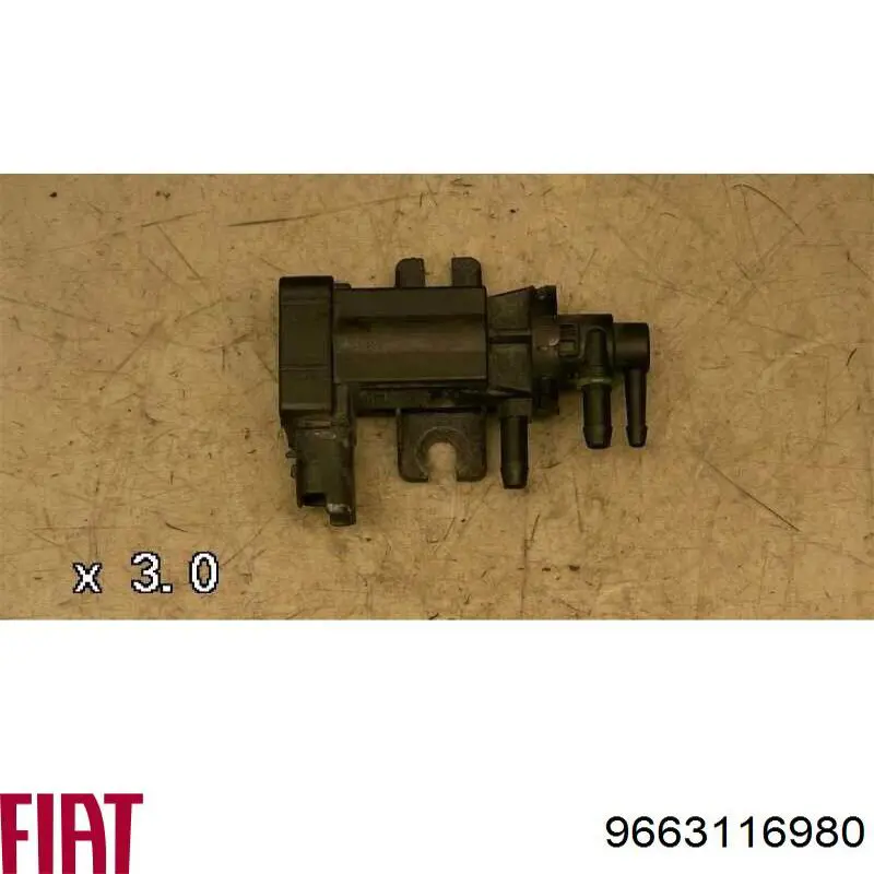 Преобразователь давления (соленоид) наддува Fiat/Alfa/Lancia 9663116980 цена, от 32.10 USD