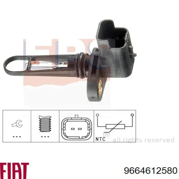9664612580 Fiat/Alfa/Lancia