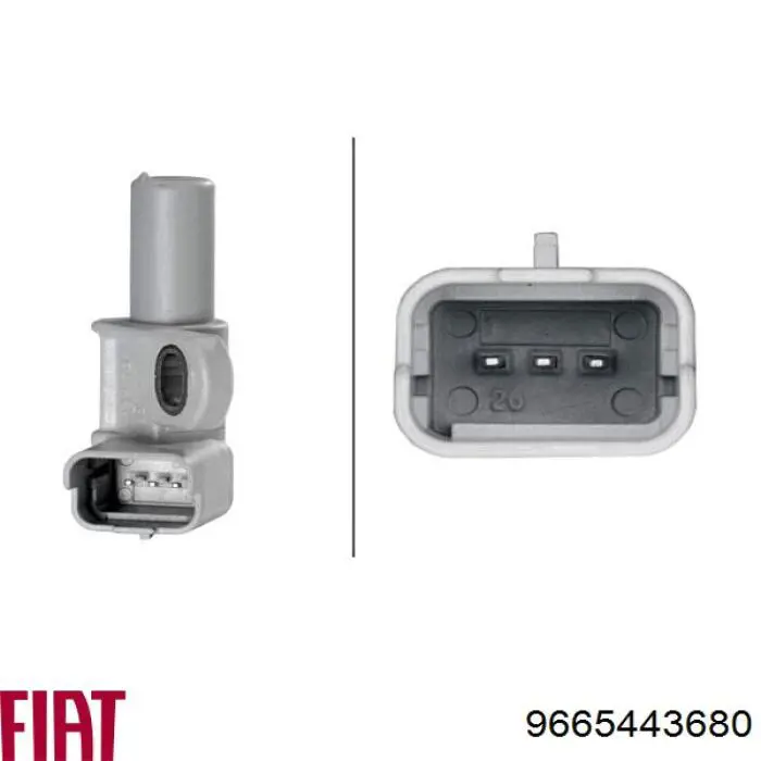 Датчик фаз Fiat/Alfa/Lancia 9665443680 цена, от 10.13 USD
