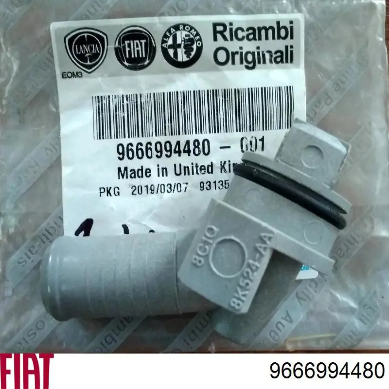 Tubo de ligação do radiador de óleo para Fiat Ducato (250)