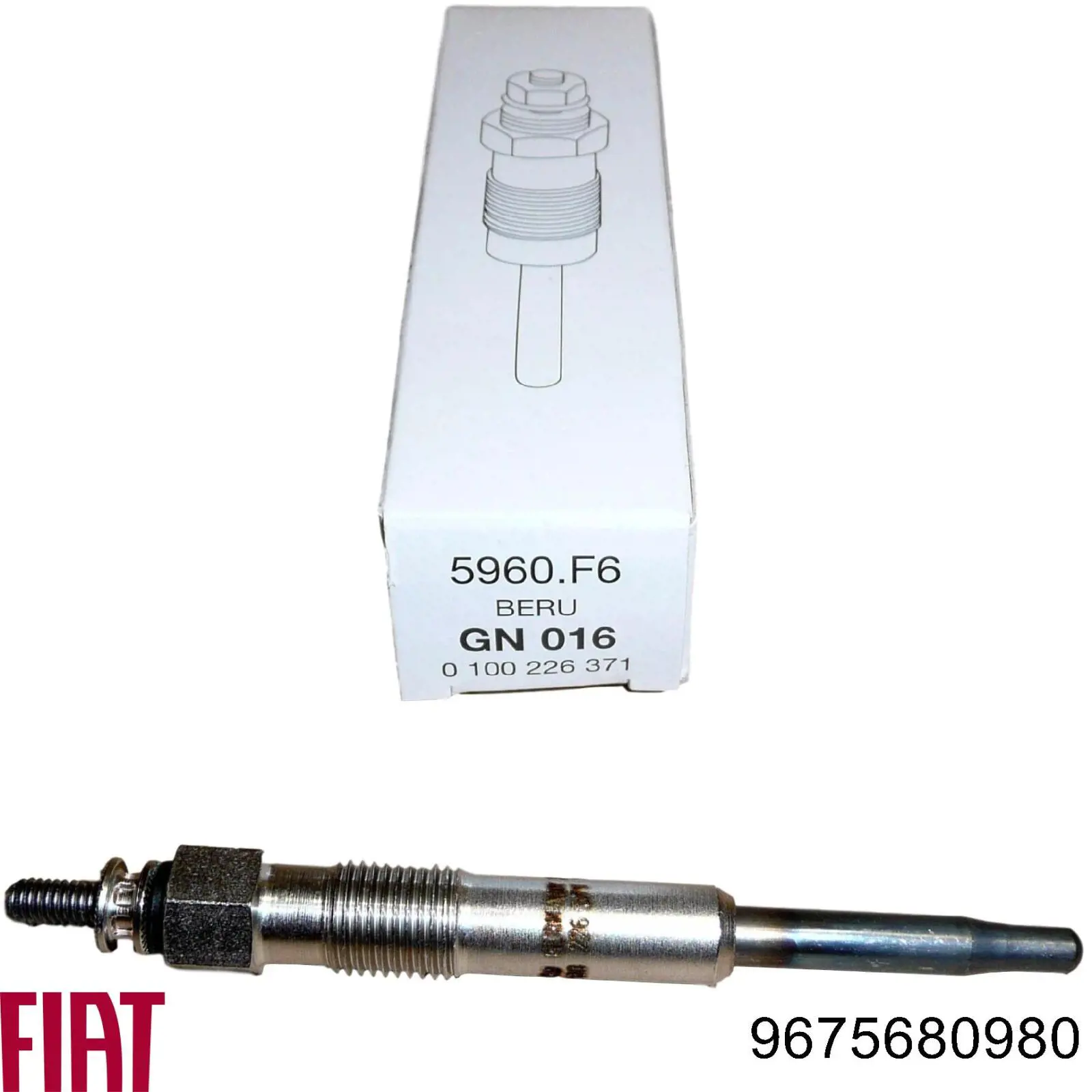 Свечи накала 9675680980 Fiat/Alfa/Lancia