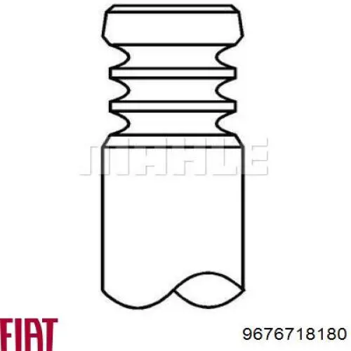 Впускной клапан 9676718180 Fiat/Alfa/Lancia