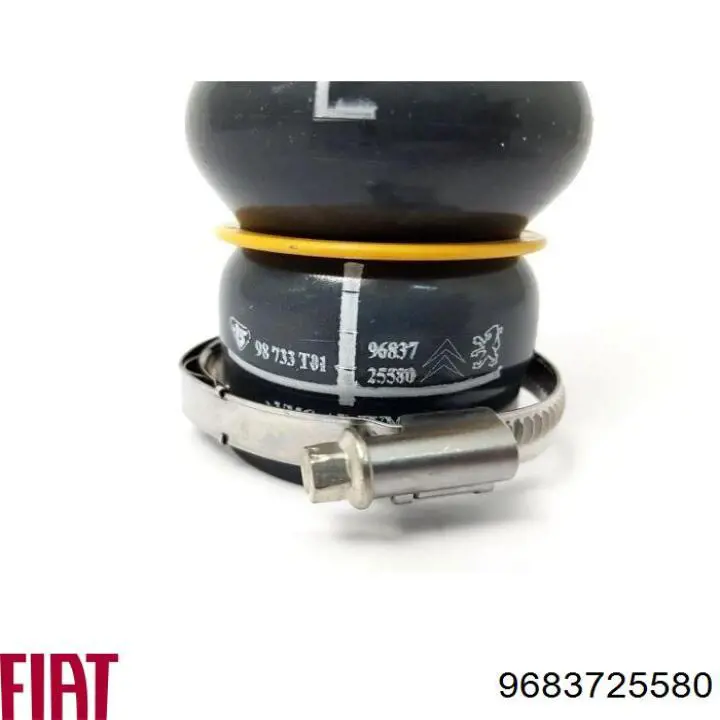 Шланг/патрубок интеркуллера Fiat/Alfa/Lancia 9683725580 цена, от 15.47 USD
