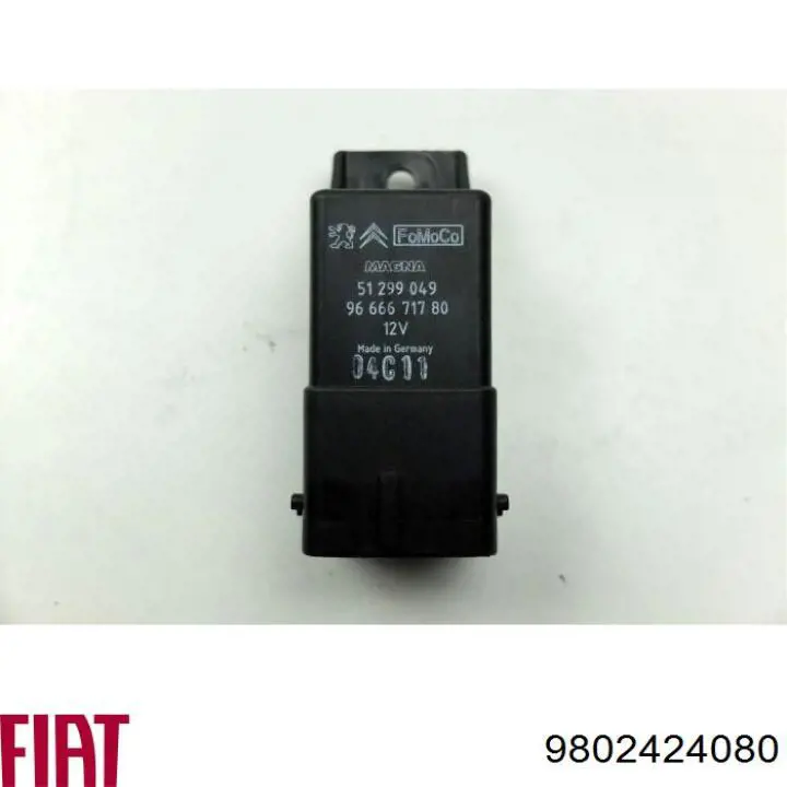 Купить 9802424080 Fiat/Alfa/Lancia Реле свечей накала