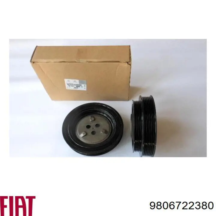 9806722380 Fiat/Alfa/Lancia Шкив коленчатого вала
