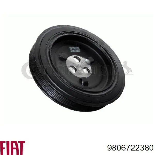 Шкив коленвала (демпфер) Fiat/Alfa/Lancia 9806722380 цена, от 81.91 USD