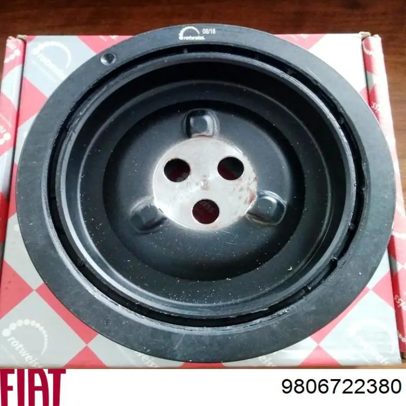 9806722380 Fiat/Alfa/Lancia Шкив коленчатого вала